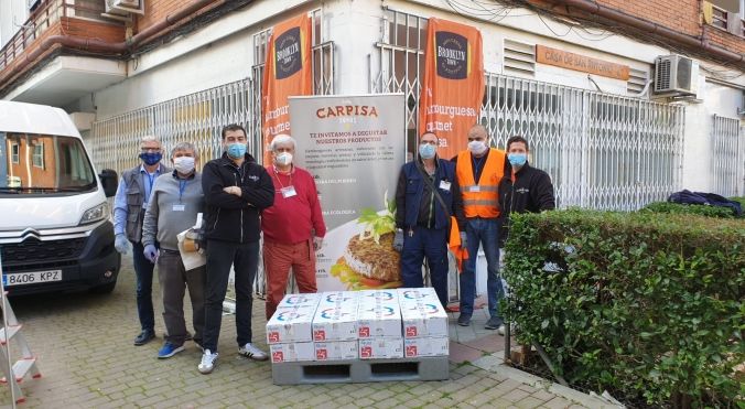 Carpisa Foods dona mil hamburguesas a la ONG San Ricardo Pampuri para ayudar a familias en exclusión social